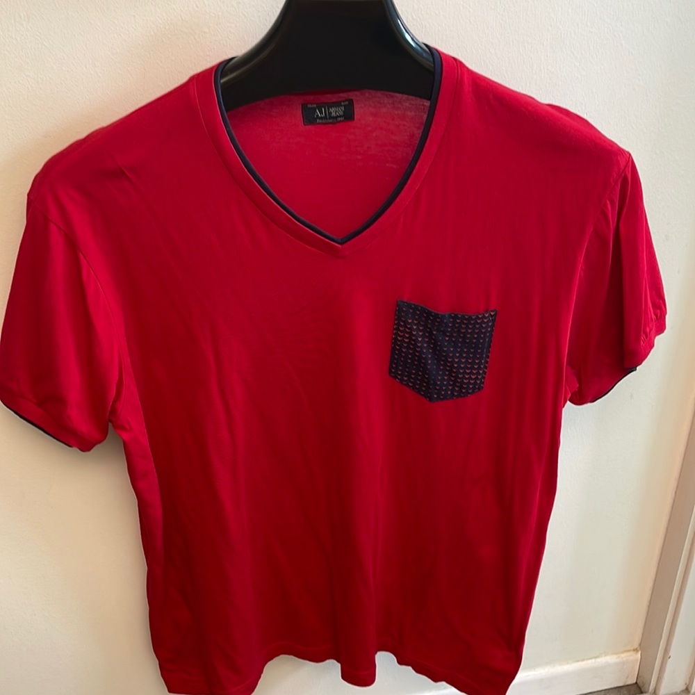 A/J Armani jeans fitted T-shirt Medium Vintage 1997
